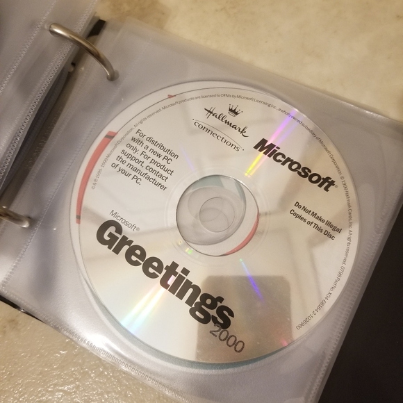 1990s PC Cd-rom kid games printshop version 10 Microsoft greetings 2000 in Gatew - Picture 6 of 13